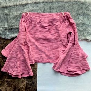 Moon River {Anthro} | Bell Sleeve Off Shoulder Top